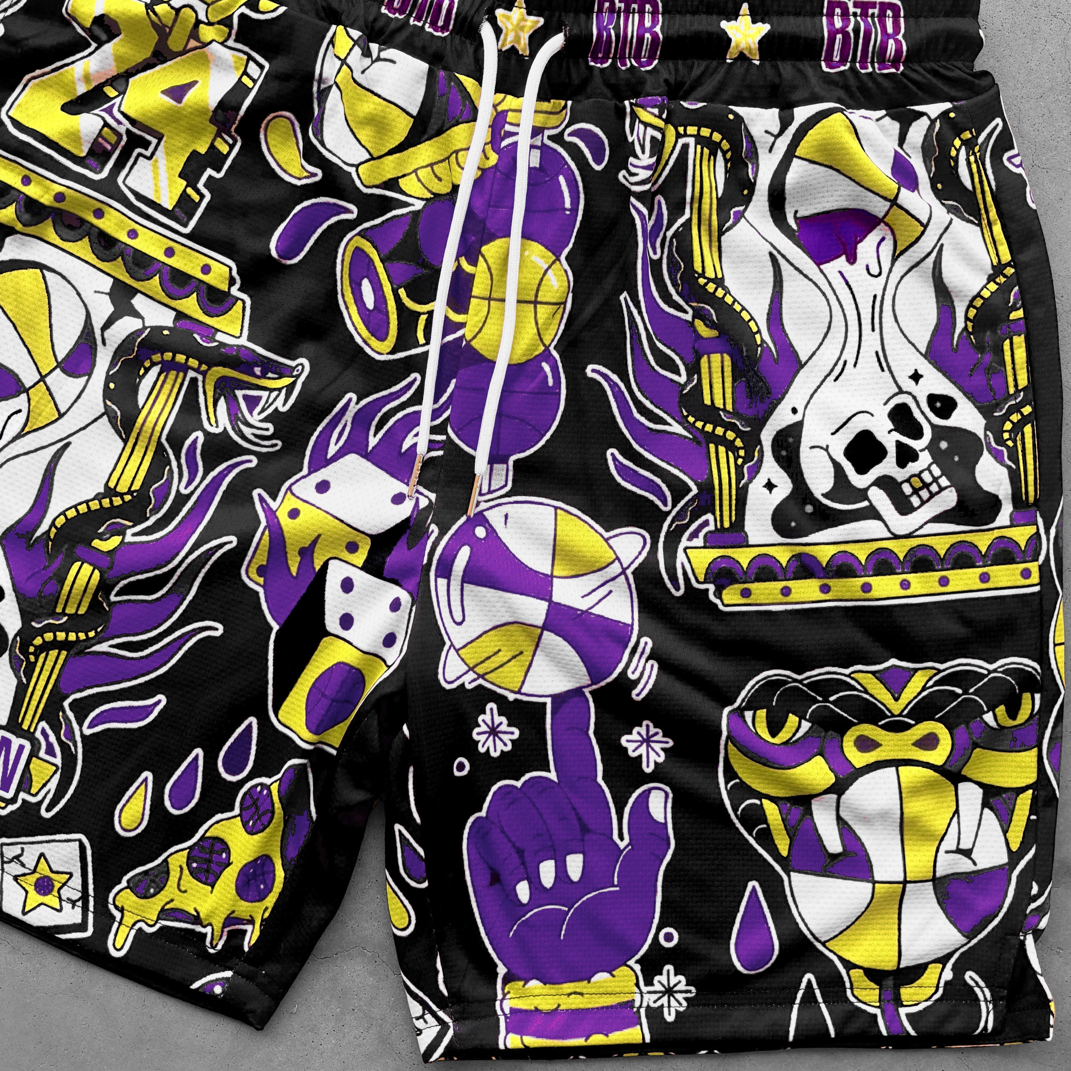 Collection of Mamba Madness Shorts in a gallery layout